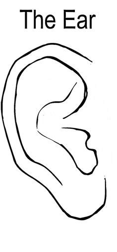 ear coloring page ideas coloring pages ear coloring pictures