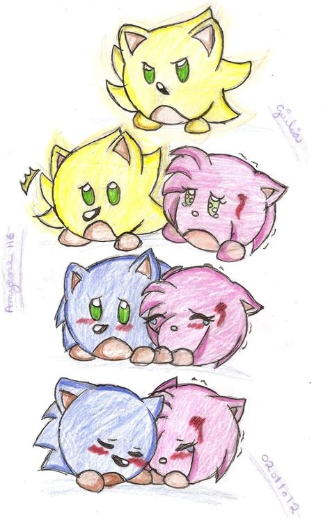 sonamy chibi mini comic by amyrose116 on deviantart