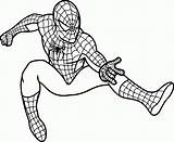 Coloring Spider Man Pages Spectacular Marvel Popular Spiderman sketch template