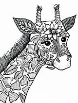 Coloring Pages Animal Difficult Getdrawings sketch template
