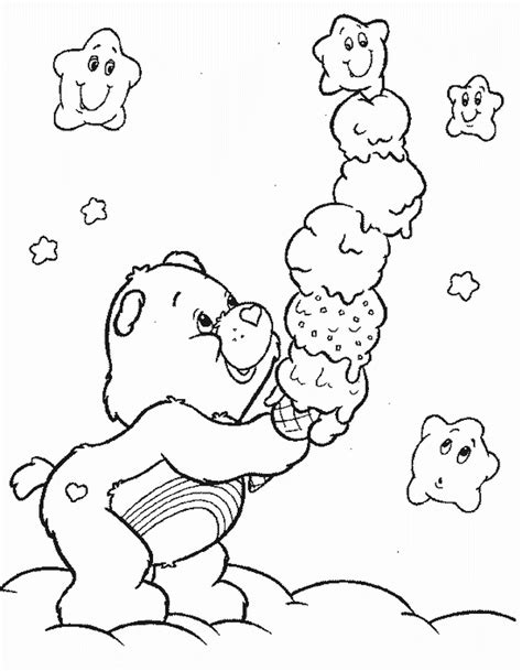 coloring pictures  care bears protol colors