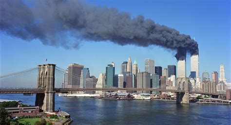 manhattan skyline      attacks   twin towers gothamist