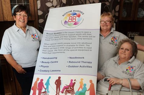 bosom buddies group aiming to raise £100 000 to open centre for adults