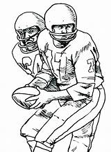Coloring Football Pages Alabama Printable Player Sport Kids Nfl Getcolorings Getdrawings Drawing sketch template