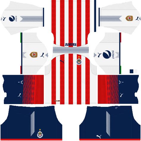 Dream League Soccer Kits Chivas 2017 18 And 2016 With Logo Url