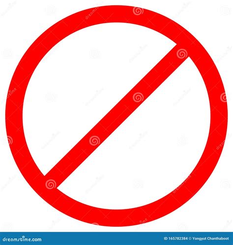 sign empty red crossed  circlenot allowed signblank prohibiting