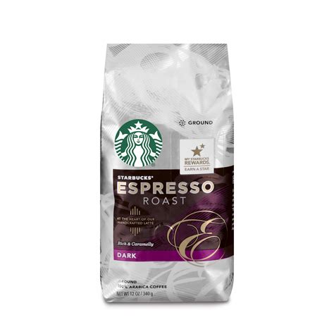 starbucks espresso roast dark roast ground coffee  ounce bag walmartcom