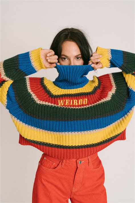 weirdo knit striped jumper in 2019 fashion fashion outfits aesthetic clothes fashion