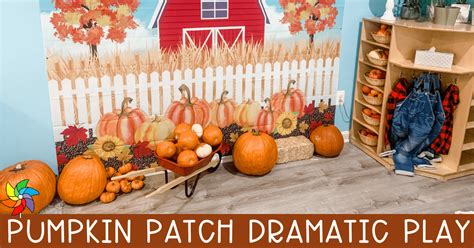 pumpkin patch dramatic play perfect  fall play  learn preschool