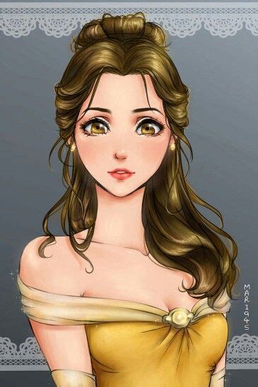 belle  anime  mari  images disney princess drawings
