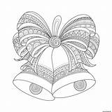 Adulte Zentangle Cloches sketch template
