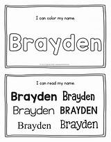 Grayson Brayden Handwriting Tracing sketch template