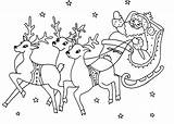 Noel Babbo Pere Rennes Navidad Renne Renos Slitta Trineo Stampare Renna Trineos Navideños Claus Noël Père Tirano Niños Archzine Coloriages sketch template