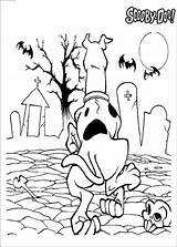 Scooby Doo Coloring Halloween Pages Printable Adults Kids sketch template