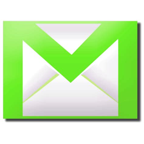 high quality gmail logo green transparent png images art