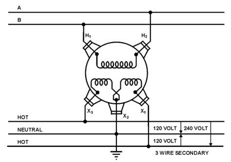 single phase transformer connections