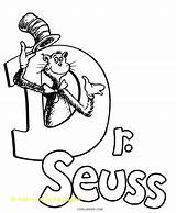 Seuss Dr Hat Coloring Pages Getdrawings Drawing sketch template