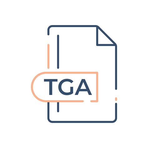 tga file format icon tga extension  icon  vector art