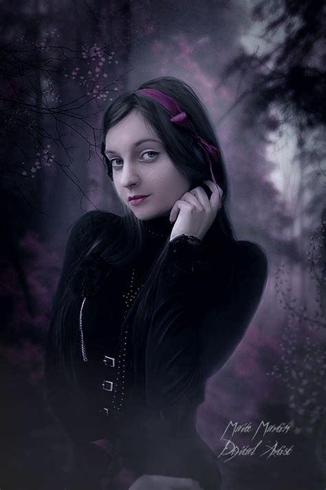 gothic girl by neitin on deviantart