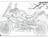 Colouring Motorcycle Bmw Adult sketch template