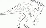 Parasaurolophus Dinosaurs Paddington Popular Coloringhome sketch template