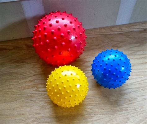 beginnerswork bumpy bouncy balls
