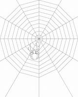 Spider Coloring Web Getdrawings sketch template