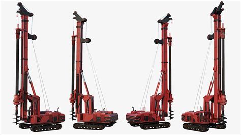 Drilling Rig Game Ready 3d Model Cgtrader