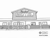 Motel Creek Rosebud Colouring Schitt Fanpop sketch template