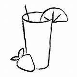 Smoothie Coloring Cup Clipart Lemonade Template Pages Drawing Outline Transparent Icon Sketch Clipartkey sketch template