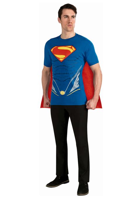 superman adult costume top