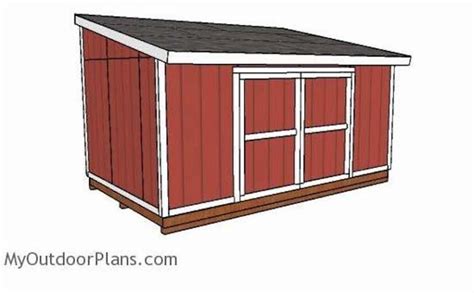lean  shed     woodworking plancom