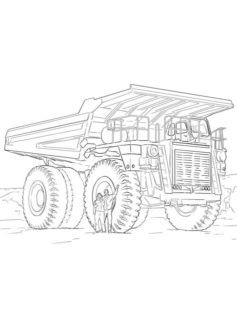 chuck  dump truck coloring pages dump truck   tool   move