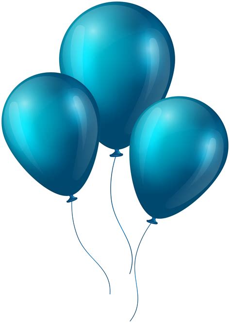 blue balloons png   cliparts  images  clipground