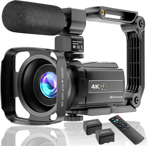 video camera camcorder uhd mp wifi ir night vision vlogging camera