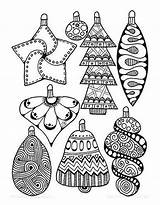 Christmas Ornament Coloring Ornaments Pages Line Graceful Books Drawing Color Activity Getdrawings sketch template