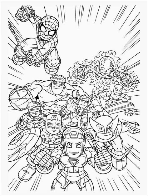 awesome superhero coloring pages  sharpening  kids skills