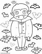 Halloween Coloring Pages Printable Vampire Spooky Option Another Little Great So sketch template
