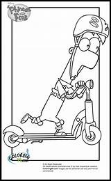 Ferb Phineas Fletcher Teamcolors sketch template