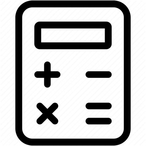 calculation calculator finance icon
