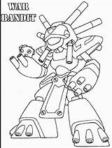 Medabots Coloring sketch template