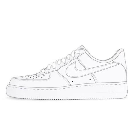 nike air force   coloring page  print  color