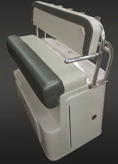 custom leaning post  folding armrest option nautical design center console fishing boats