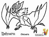 Pokemon Coloring Pages Noivern Dedenne Pokimon Boys Xerneas Bubakids Color Getcolorings Library Choose Board Popular Pag sketch template