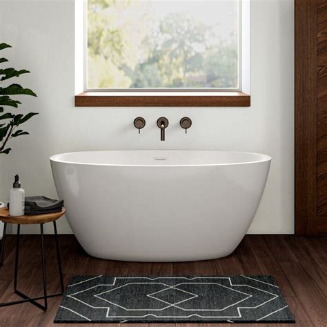 freestanding soaking bathtub reviews allmodern