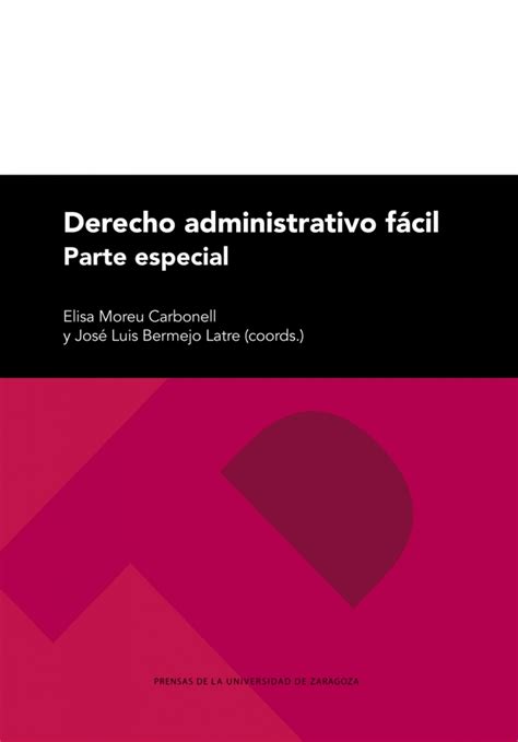 Libro Derecho Administrativo Fácil 9788413404127 Bermejo Latre