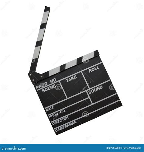 clapper board stock photo image  entertainment object