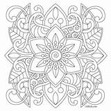 Mandala Worksheet Marvelous sketch template