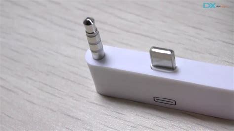 pin lightning   pin female adapter  mm audio output  iphone  ipod touch  dx