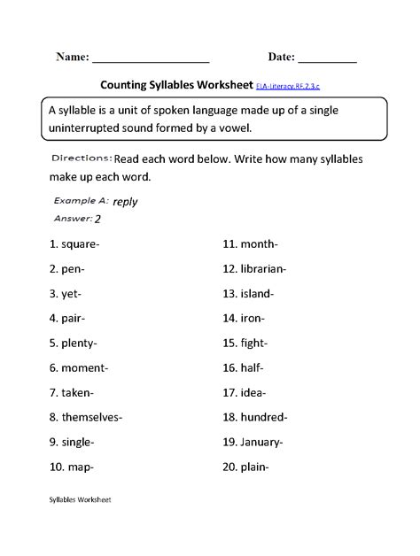 printable  grade language arts worksheets learning   read